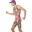 90's Aerobics Instructor Mr Motivator Costume Adult Bodysuit 3