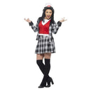 90s Clueless Dionne Costume Adult Black Plaid Jacket Skirt Hat Socks 5