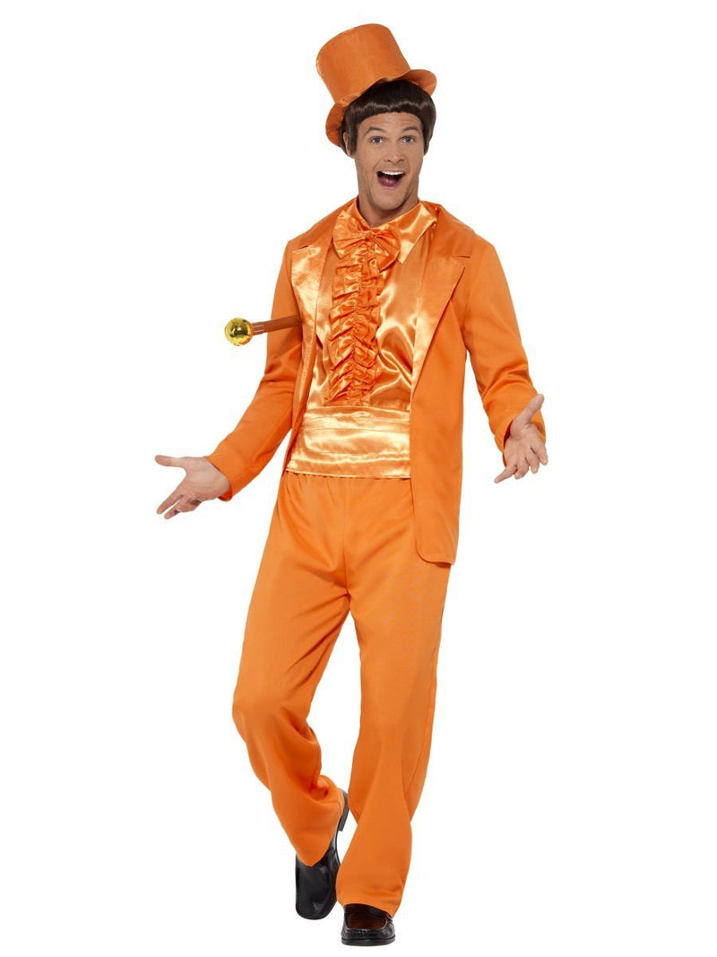 90s Stupid Dumb Dumber Lloyd Tuxedo Costume Adult Orange
