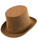 Top Hat Vintage Suede Brown 15 Cm