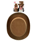 Top Hat Vintage Suede Brown 15 Cm