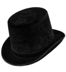 Top Hat Vintage Suede Black 15 Cm