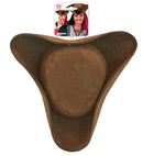 Hat Tricorn Vintage Suede Brown