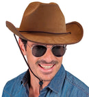 Hat Cowboy Vintage Suede Brown