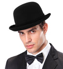 Bowler Hat Wool-Effect Black 59 Cm