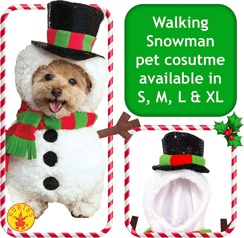 Walking Snowman Pet Costume