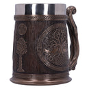Bronze Tree of Life Tankard 16cm Drinking Mug 3