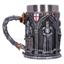 The Vow English Armoured Knight Latin Oath Tankard 15.3cm 3