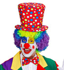 Clown Top Hat & Bow Tie Red - Adult Size