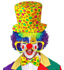 Clown Top Hat & Bow Tie Yellow - Adult Size