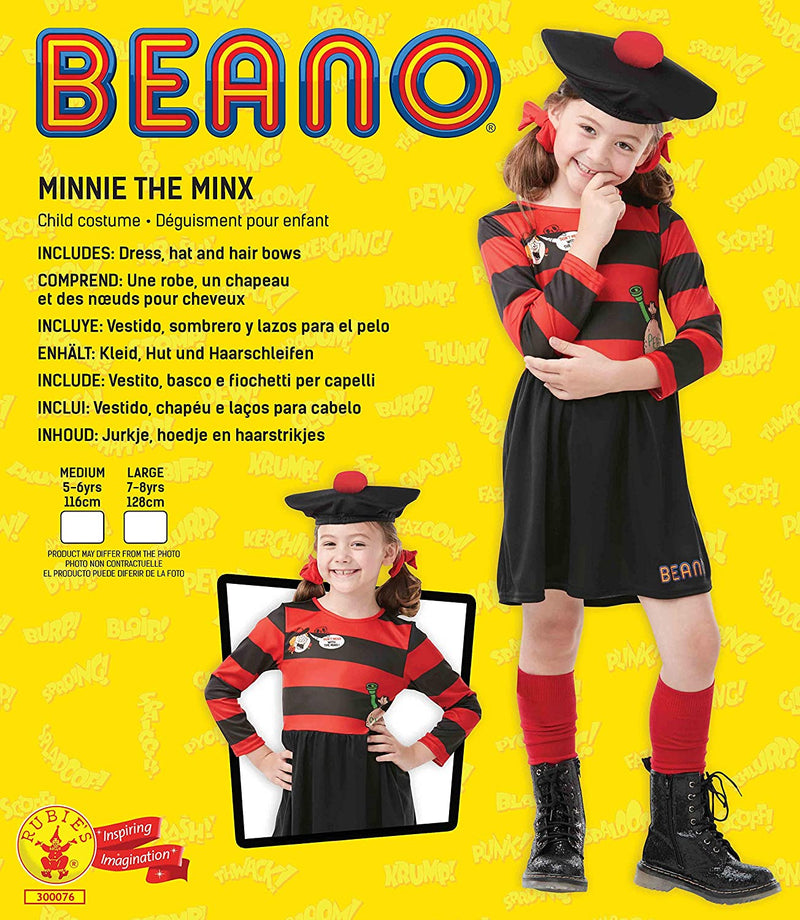 Minnie The Minx Beano Childrens Costume