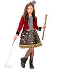 Ringmaster  Dress With Tutu Underskirt, Jacket, Mini Hat 
