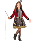 Ringmaster  Dress With Tutu Underskirt, Jacket, Mini Hat 