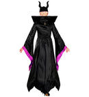 Malefica  Dress With Wire Hoop Petticoat, Headpiece 
