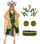 Medusa  Dress, Belt, Pin, Headpiece 