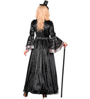 Dark Countess  Dress, Hoop Petticoat, Choker, Mini Hat With Veil 