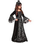 Dark Countess  Dress, Hoop Petticoat, Choker, Mini Hat With Veil 