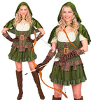 Robin Of Sherwood  Dress, Belt, Capelet, Gloves 