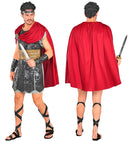 Roman Centurion  Tunic, Armour With Cape And Medallion, Headband, Arm Guards, Leg Straps 