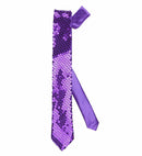 Purple Sequin Necktie