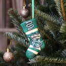 Harry Potter Slytherin Stocking Hanging Festive Ornament Officially Licensed 6