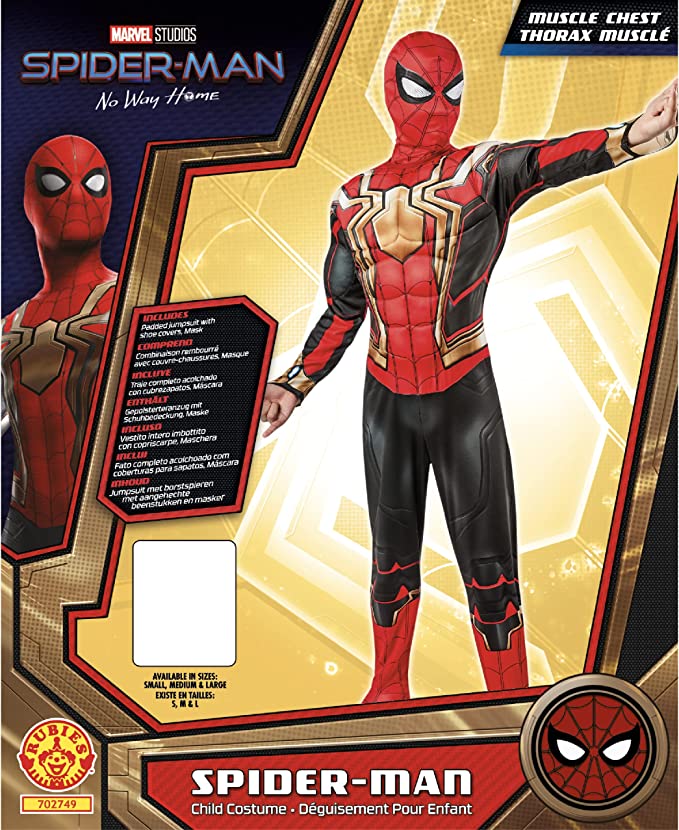 Spider-man No Way Home Kids Iron-spider Deluxe Costume_5 