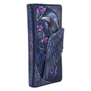 Ravens Flight Black Wing Floral Embossed Purse Wallet 18.5cm 4