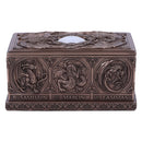 Anne Stokes Dragons of the Sabbats Tarot Box Bronze 14.5cm 4