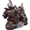 Wheels of Steel 29cm Steampunk Motorcycle Skeleton Figurine 7