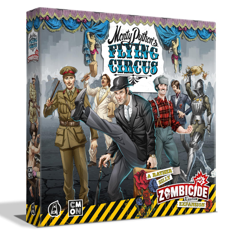 Zombicide Monty Python's Flying Circus Character Pack - Unique Mechanics & Irreverent Gameplay! Cooperative Strategy Board Game, Ages 14+, 1-6 Players, 60 Minute Playtime, Made by CMON