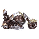 Wheels of Steel 29cm Steampunk Motorcycle Skeleton Figurine 4