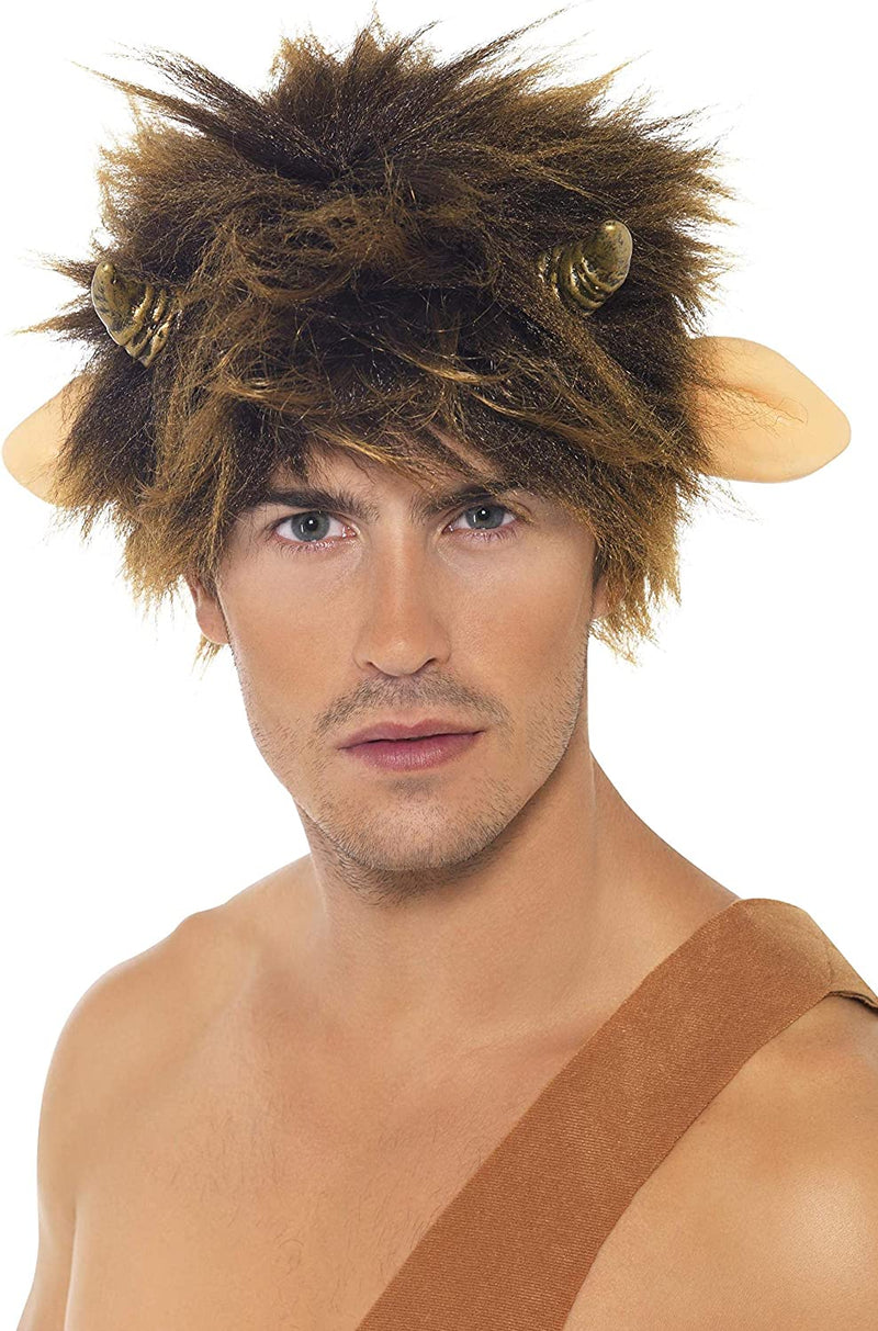 Pan Costume Adult Brown Ears Horns