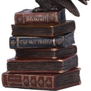 Bronze Spellcraft Witches Familiar Owl on Book Figurine 14cm 5
