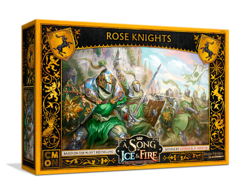 CMON A Song of Ice and Fire Tabletop Miniatures Game Rose Knights Unit Box (Multilingual Edition) - Strategy Game for Adults, Ages 14+, 2+ Players, 45-60 Minute Playtime, Made