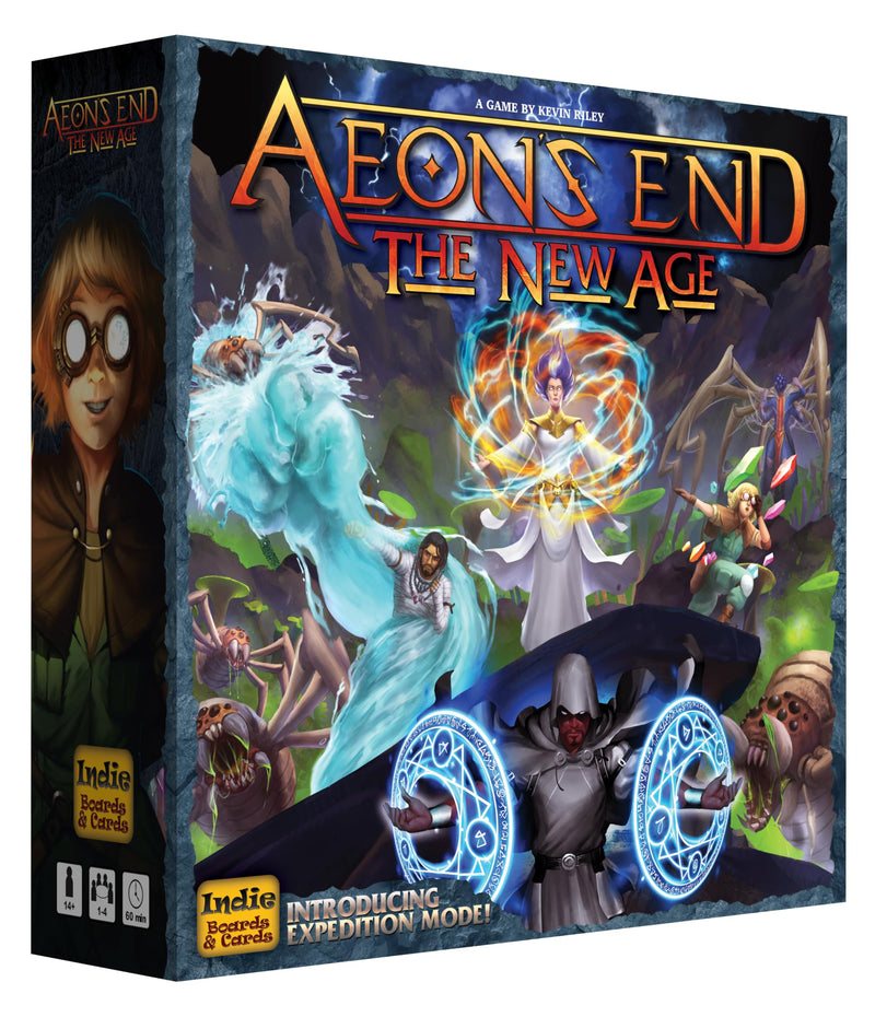 Aeon's End: The New Age - Cooperative Sci-Fi Fantasy Strategy Deck-Building Board Game for 1 to 4 Players, Ages 14+, 60 Minute Playtime by Indie Boards and Cards