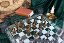 Raised Fantasy Kingdom Of The Dragon Chess Set With Corner Towers 43cm 7