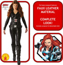 Black Widow Deluxe Ladies Marvel Avengers Costume 3 rub-888720S MAD Fancy Dress