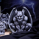 Adalward Dark Black Grotesque Gargoyle Figurine 26cm 7