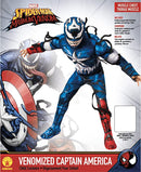 Venomized Captain America Kids Costume with Mask