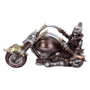 Wheels of Steel 29cm Steampunk Motorcycle Skeleton Figurine 3