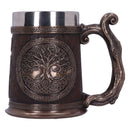 Bronze Tree of Life Tankard 16cm Drinking Mug 2