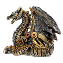 Mechanical Hatchling Steampunk Dragon Figurine 11cm 2
