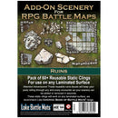 Add On Scenery for RPG Maps - Ruins by Loke - 60+ Reusable Stickers - Customizable Terrain for Laminated RPG Maps - Create Ruined Landscapes with Detailed Fantasy Art