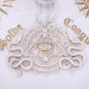 White Baphomet Bust 33.5cm 5