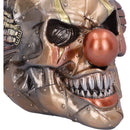 Mechanical Laughter Horror Steampunk Clown Skull Ornament 18cm 7