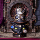 Felius Mogg Steampunk Black Cat Head Figurine 28.8cm 9