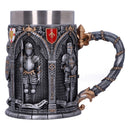 The Vow English Armoured Knight Latin Oath Tankard 15.3cm 1