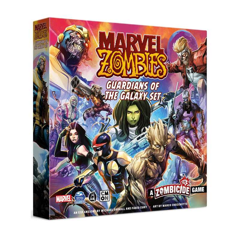 Marvel Zombies: A Zombicide Game - Guardians of The Galaxy - Fight The Undead Threat in The Depths of Space! Cooperative Strategy Game, Ages 14+, 1-6 Players, 90 Minute Playtime, Made by CMON CMON