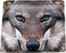 Portrait of a Wolf Embossed Wallet 11cm 2