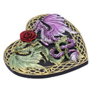 Dragon Love Heart Incense Burner 14cm 5